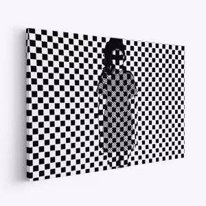 Canvas print - Chess Board - one more Black Square