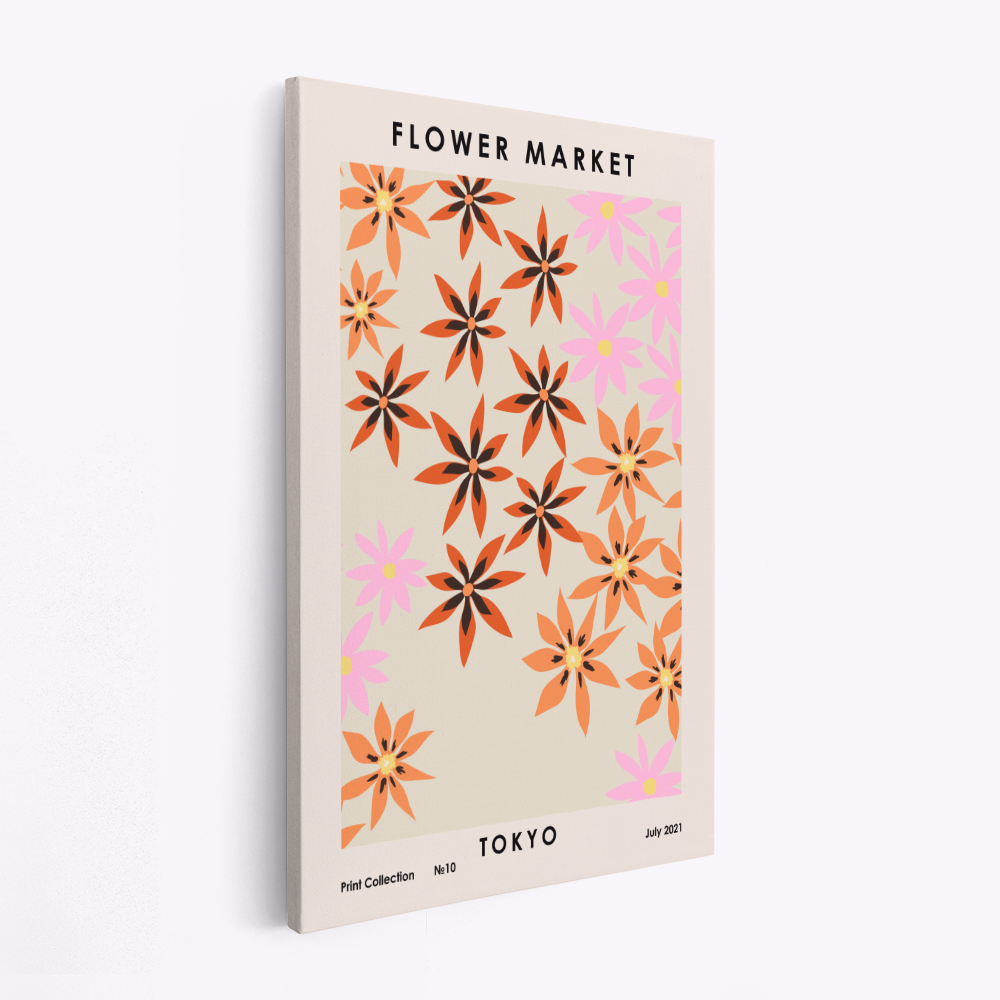 Canvas print - Flower Market Tokyo
