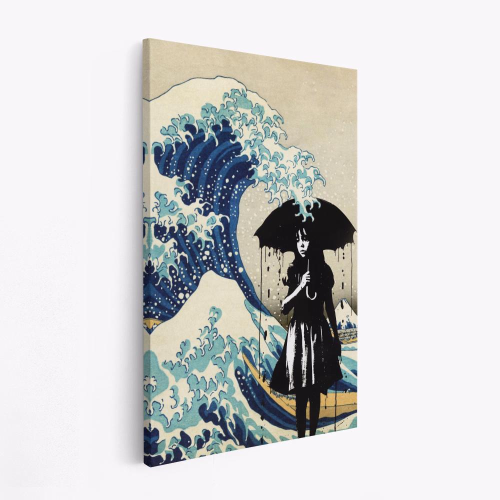 Canvas print - Under the Wave