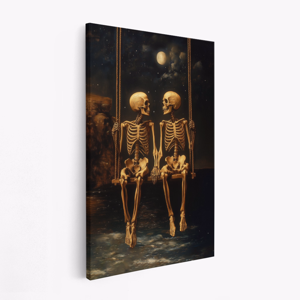 Canvas print - Moonlit Skeletons